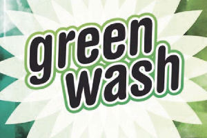 Image of greenwashing logo