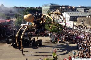Image of giant mechanical spider