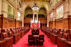 Image of Canadian Senate chamber